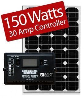 Zamp Solar 150w RV Battery Charging Kit w/Charge Controller Automotive