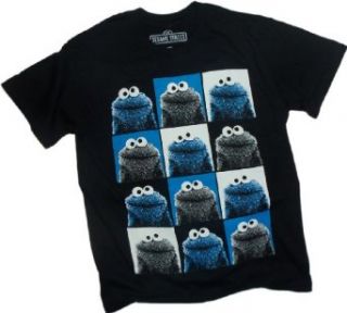 Pop Cookie    Cookie Monster    Sesame Street T Shirt, Large Clothing