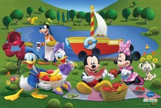 Mickey Mouse & Minnie Mouse Camping Disney Pixar Poster wm675  Prints  