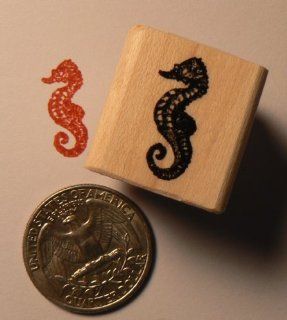 Seahorse stamp miniature