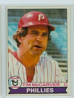 Tim McCarver AUTO 1979 Topps #675 Phillies PSA Pre Cert Set Break Sports Collectibles