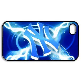 Diy cover Customize Plastic Printing Phone Cases for iPhone 4/4S MLB New York Yankees Logo 01 Cell Phones & Accessories
