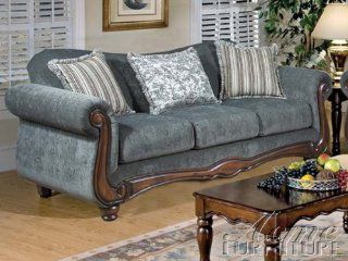 ACME 50320 Olysseus Sofa with Gray/Tanglewood Brown  