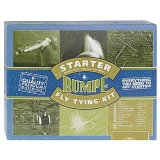 Starter Fly Tying Kit with Instructions, Tools and Materials for the Novice Fly Tyer  Sports & Outdoors