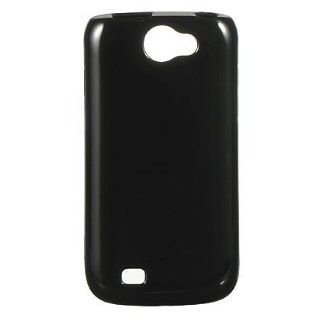 VMG Samsung? Exhibit 2 4G T679 TPU Skin Case   Black Premium 1 Pc High Gloss TPU Hard Rubber Gel Skin Case Cover for Samsung? Exhibit 2 4G T679 (T Mobile) Cell Phone Cell Phones & Accessories