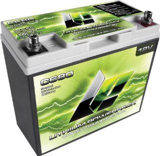 Lithium Pros C680 12V Lithium Ion Powerpack Battery with Top Mount Battery Terminal Automotive