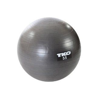 TKO Anti Burst Fitness Ball with Pump and Instruction Chart  Exercise Balls  Sports & Outdoors