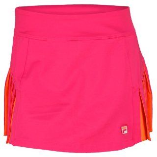 Fila Women`s Baseline Car Wash Tennis Skort Medium Pink  Sports & Outdoors