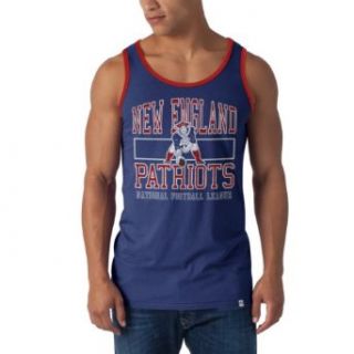NFL New England Patriots Men's Tilldawn Tank Top, Small, Bleacher Blue  Sports Fan T Shirts  Clothing