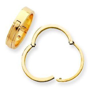 14K Gold Lockshank Ring Shank 4.5mm Sz 9
