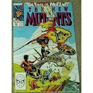 The New Mutants "The Fall of the Mutants" No. 61 Mar 1987 (Volume 1) Chris Claremont and Bob McCleod Books