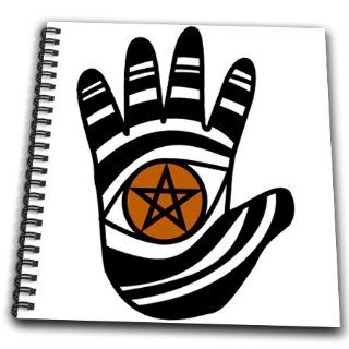 db_23183_1 Art of Jolie E Bonnette Misc Designs   Pentacle Hand Pagan Witchcraft Tribal Wicca Symbol   Drawing Book   Drawing Book 8 x 8 inch