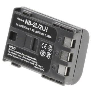 Canon NB 2LH Rechargeable Battery Pack for Rebel XT/XTi Digital SLR Cameras and VIXIA HV Series and ZR Series Camcorders   Retail Packaging  Camera & Photo