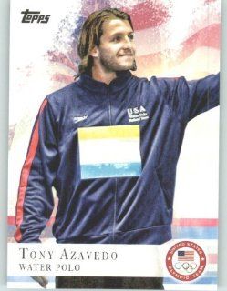 2012 Topps US Olympic Team Collectible Card #76 Tony Azavedo   Water Polo (U.S. Olympic Trading Card) Sports Collectibles