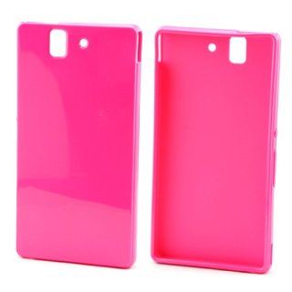 UV Coated Smooth Soft Skin Case Cover for Sony Xperia Z L36h C660X C6603 Rose + 1 Gift Cell Phones & Accessories