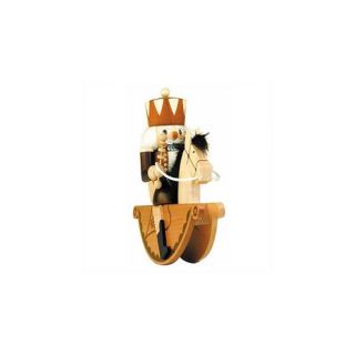 Equestrian King Nutcracker Nutcracker is finely crafted with rich wood