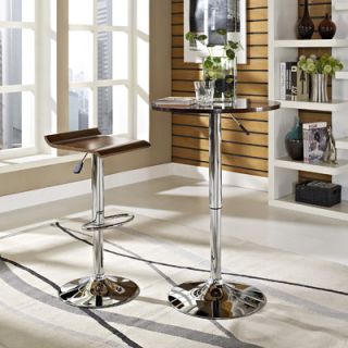 Modway Portal Adjustable Height Dining Table with Optional Stools