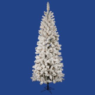 Artificial Pencil Christmas Tree with 200 Clear Lights with Stand