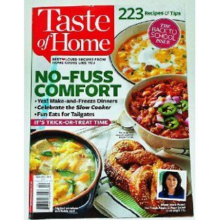Taste of Home Magazine   Sept/Oct 2013   No Fuss Comfort Various Books