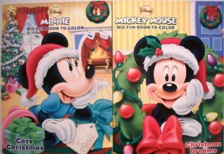Mickey & Minnie Big Fun Books To Color   Cozy Christmas & Christmas Dreams (Paperback) Toys & Games