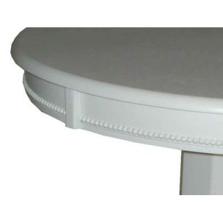 Boraam Industries Inc Florence Pedestal Pub Table in Solid White