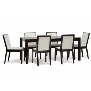 Baxton Studio Maeve 7 Piece Dining Set