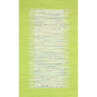 nuLOOM Munegu Lime Talia Rag Rug