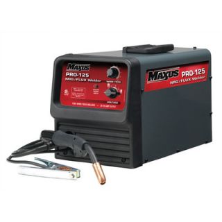 Maxus 120V Flux Core Welder 125A with Wire and 2 Extra Nozzles