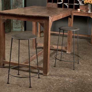 CG Sparks Iron Counter Stool in Zinc (Set of 2)