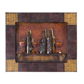 Howard Elliott Abstract Wall Plaque in Copper Bronze/Black