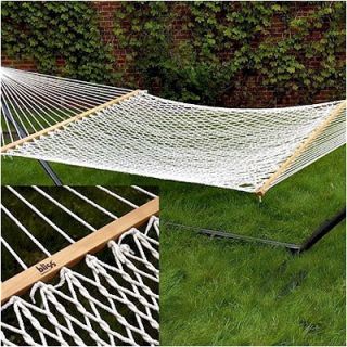 Bliss Hammocks Classic Rope Hammock with Stand