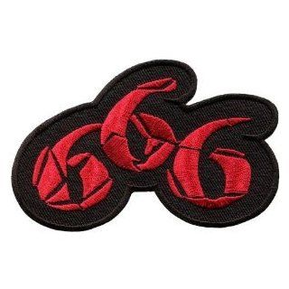 666 Number of the Beast Satanic Demonic Occult Applique Iron on Patch