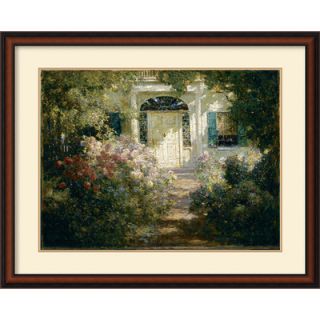 Amanti Art Doorway and Garden Framed Print by Abbott Fuller Graves