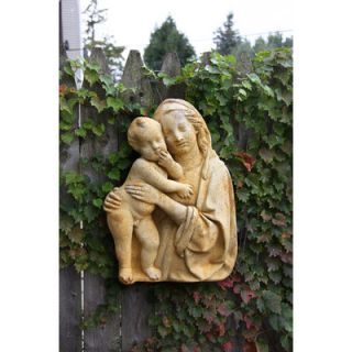 OrlandiStatuary Religious Madonna and Child Silhouete Wall Décor