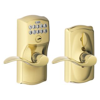 Schlage Camelot by Accent Keypad Lever with Flex Lock