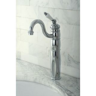 Heritage Single Handle Vessel Sink Faucet with Optional Cover Plate