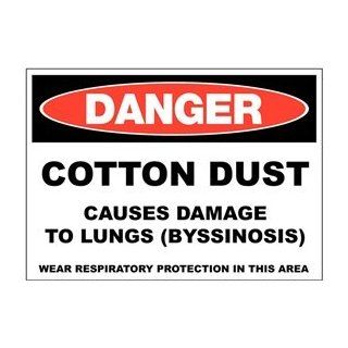 Danger Sign, 10x14 In, R and BK/WHT, ENG