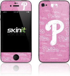 MLB   Philadelphia Phillies   Philadelphia Phillies   Pink Cap Logo   iPhone 4 & 4s   Skinit Skin Cell Phones & Accessories