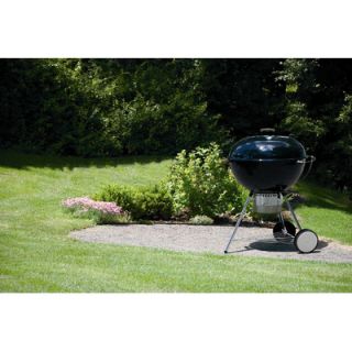Weber 26.5 One Touch Gold Kettle Grill in Black