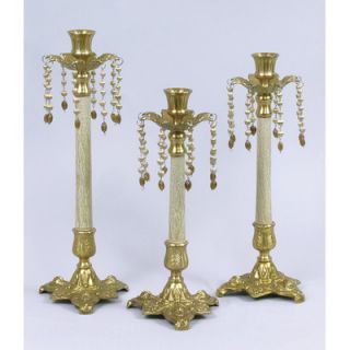 AA Importing Brass Candlesticks (Set of 3)
