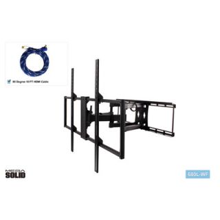 US Brown Bear Large Low Profile Full Motion TV Wall Mount for 37 to