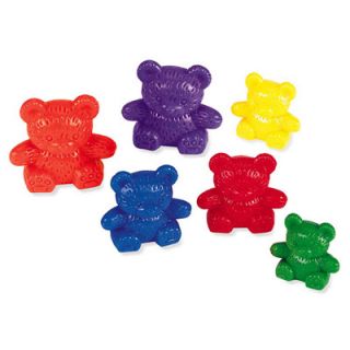 Learning Resources Three Bear Family Rainbow Counters (Set of 96)