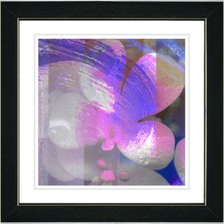 Studio Works Modern Purple Morning Glory Framed Fine Art Giclee