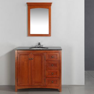 Simpli Home Yorkville 36 Bathroom Vanity Set