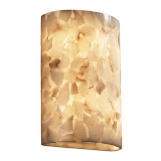 Justice Design Group Alabaster Rocks Two Light Wall Sconce with Resin