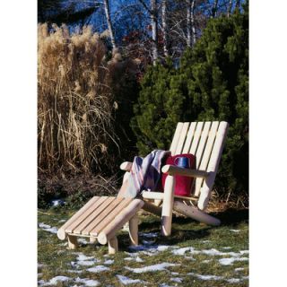 Rustic Natural Cedar Furniture High Back Lounge Armchair