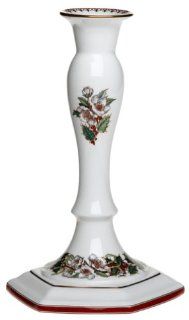 Spode Christmas Rose Hex Shaped Candlestick Kitchen & Dining