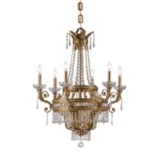 Traditional Classic 9 Light Crystal Candle Chandelier
