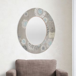DENY Designs Iveta Abolina 28 H x 23 W Oval Mirror