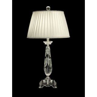 TransGlobe Lighting Crystal Table Lamp with Shade